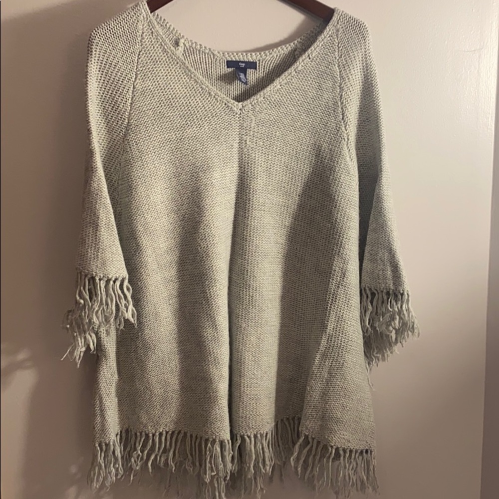 Gray Poncho